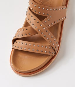VAPETTO FOOTBED SS TAN LEATHER