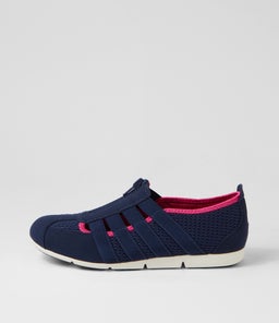 SCOTTIE NAVY FUCHSIA LINING MESH
