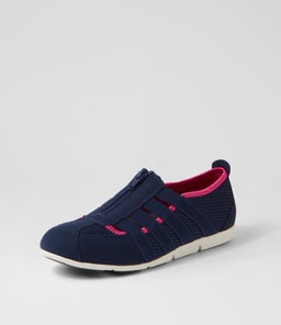 SCOTTIE NAVY FUCHSIA LINING MESH