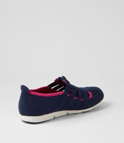 SCOTTIE NAVY FUCHSIA LINING MESH