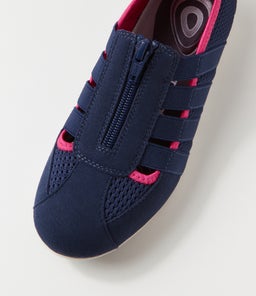 SCOTTIE NAVY FUCHSIA LINING MESH