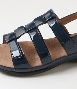 SITARA NAVY PATENT LEATHER