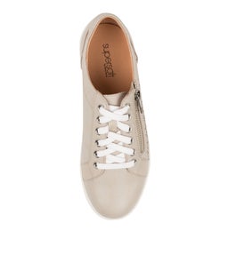 ZARINA SU MIST WHITE SOLE LEATHER