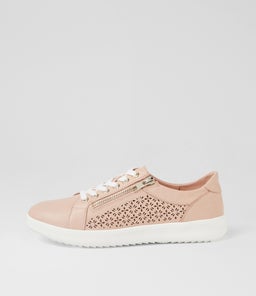 ZARINA SU BLUSH WHITE SOLE LEATHER