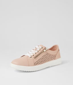 ZARINA SU BLUSH WHITE SOLE LEATHER