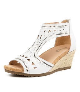 ALAIN SU WHITE LEATHER