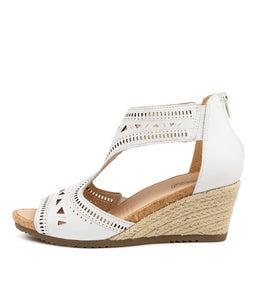 ALAIN SU WHITE LEATHER