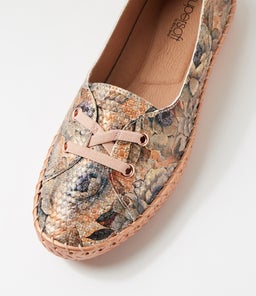 WOMANS SU PASTEL MEADOW EMBOSSED LEATHER