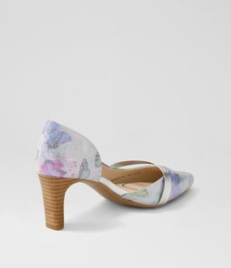NARDA2 SU BUTTERFLY SILVER SUEDE LEATHER