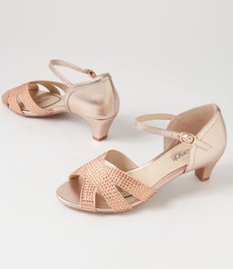 DARSHA SU CHAMPAGNE LEATHER