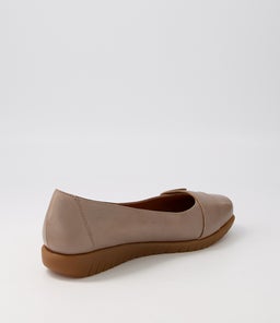 NANIEN SU TAUPE GUM SOLE LEATHER