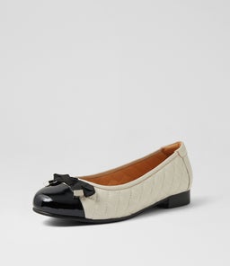 KYYLE SU BLACK CREAM PATENT LEATHER