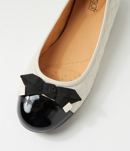 KYYLE SU BLACK CREAM PATENT LEATHER