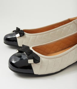 KYYLE SU BLACK CREAM PATENT LEATHER