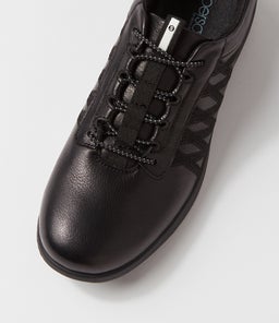 FEEBEE SU BLACK LEATHER