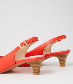 LINDEN3 SU TANGERINE LEATHER