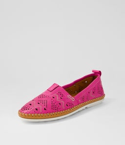 FRAMED SU FUCHSIA LEATHER