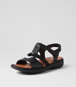 LONGS SU BLACK BLACK SOLE LEATHER