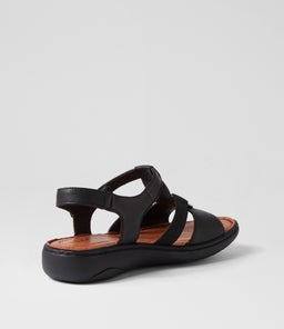 LONGS SU BLACK BLACK SOLE LEATHER