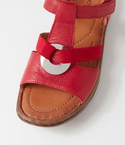 LONGS SU RED LEATHER