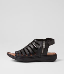 LASHINGS SU BLACK BLACK SOLE LEATHER