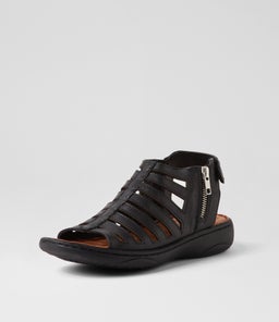 LASHINGS SU BLACK BLACK SOLE LEATHER