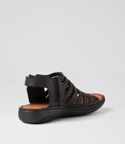 LASHINGS SU BLACK BLACK SOLE LEATHER