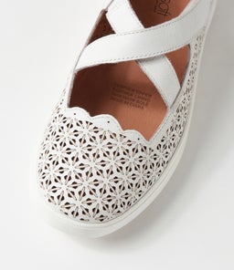 ZESTY SU WHITE WHITE SOLE LEATHER