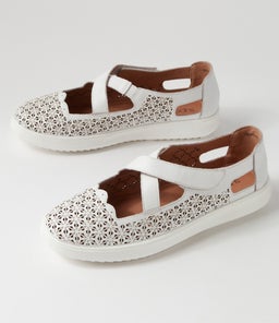ZESTY SU WHITE WHITE SOLE LEATHER