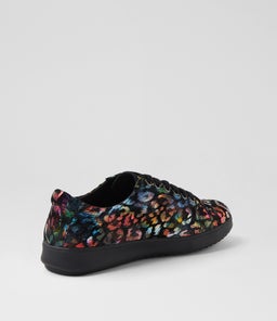 ZENENA SU BLACK LEOPARD MULTI SUEDE
