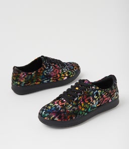 ZENENA SU BLACK LEOPARD MULTI SUEDE
