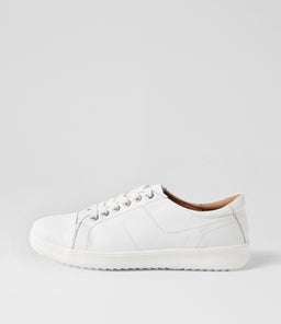 ZENENA SU WHITE WHITE SOLE LEATHER