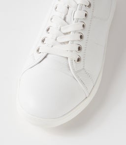 ZENENA SU WHITE WHITE SOLE LEATHER