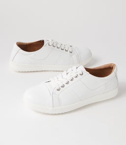 ZENENA SU WHITE WHITE SOLE LEATHER