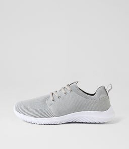 ASSERTIVE SU GREY WHITE SOLE KNIT