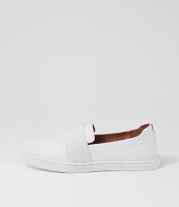 ASK SU WHITE WHITE&WHITE LEATHER SOLE