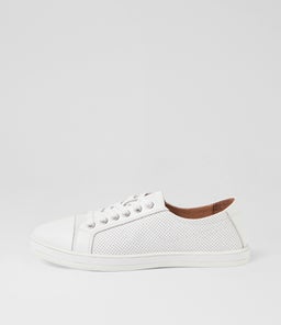 ALFII SU WHITE WHITE&WHITE LEATHER SOLE
