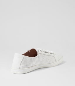 ALFII SU WHITE WHITE&WHITE LEATHER SOLE