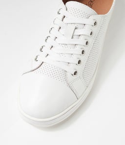 ALFII SU WHITE WHITE&WHITE LEATHER SOLE