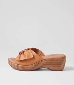 BLESSED SU DK TAN LEATHER