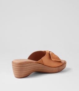 BLESSED SU DK TAN LEATHER