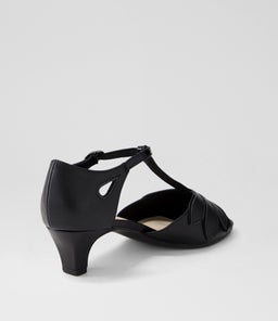 DONNAS SU BLACK BLACK LEATHER PATENT