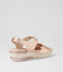 DECEMBER SU PALE ROSE GOLD LEATHER