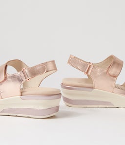 DECEMBER SU PALE ROSE GOLD LEATHER