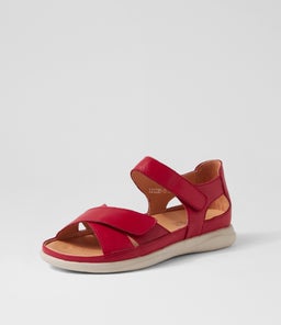 LIZZIE SU DK RED LEATHER