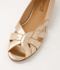 PETISE SU ROSE GOLD CRACK LEATHER