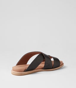 QUIETLY SU BLACK NATURAL HEEL LEATHER