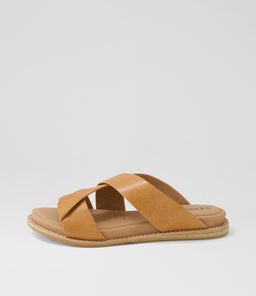 QUIETLY SU DK TAN LEATHER