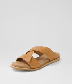QUIETLY SU DK TAN LEATHER
