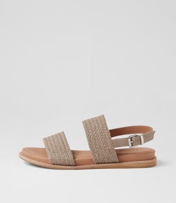 QUEICE SU MUSHROOM WEAVE LEATHER